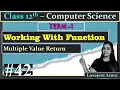 TERM 1 - Complete 12th Computer Science Working With Function
