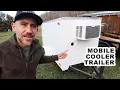 How to Build a Portable Fridge Cooler 4x8 Enclosed Trailer Time-lapse