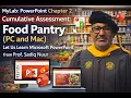 MyLab PowerPoint Chapter 2 Cumulative Assessment Food Pantry PC and Mac