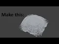 How to Make Sand Simulations in Blender no plugins