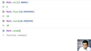 Funciones de Javascript floor - ceil