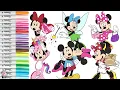 Disney Minnie Mouse Coloring Book Compilation Mickey Mouse Daisy Duck Tinker Bell Snow White