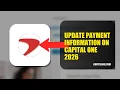 How To Update Payment Information On Capital One 2026 QUICK FIX