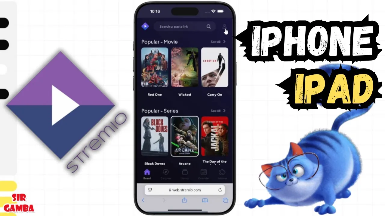 📱 Cómo usar STREMIO en iPHONE, iPAD e IOS - Stremio Web