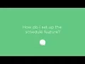 ecobee Support - How do I set up my schedule