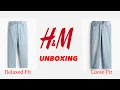 H M Loose fit Jeans men H M Relaxed Fit Jeans men Unboxing Review2025