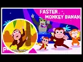 Monkey Banana Faster Version | Baby Monkey | Animal Songs | Pinkfong Songs for Children | ACAPELLA