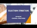 GW-BASIC SELECTION STRUCTURE