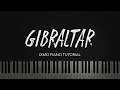 ixmo Piano Tutorial - Gibraltar (by Beirut)