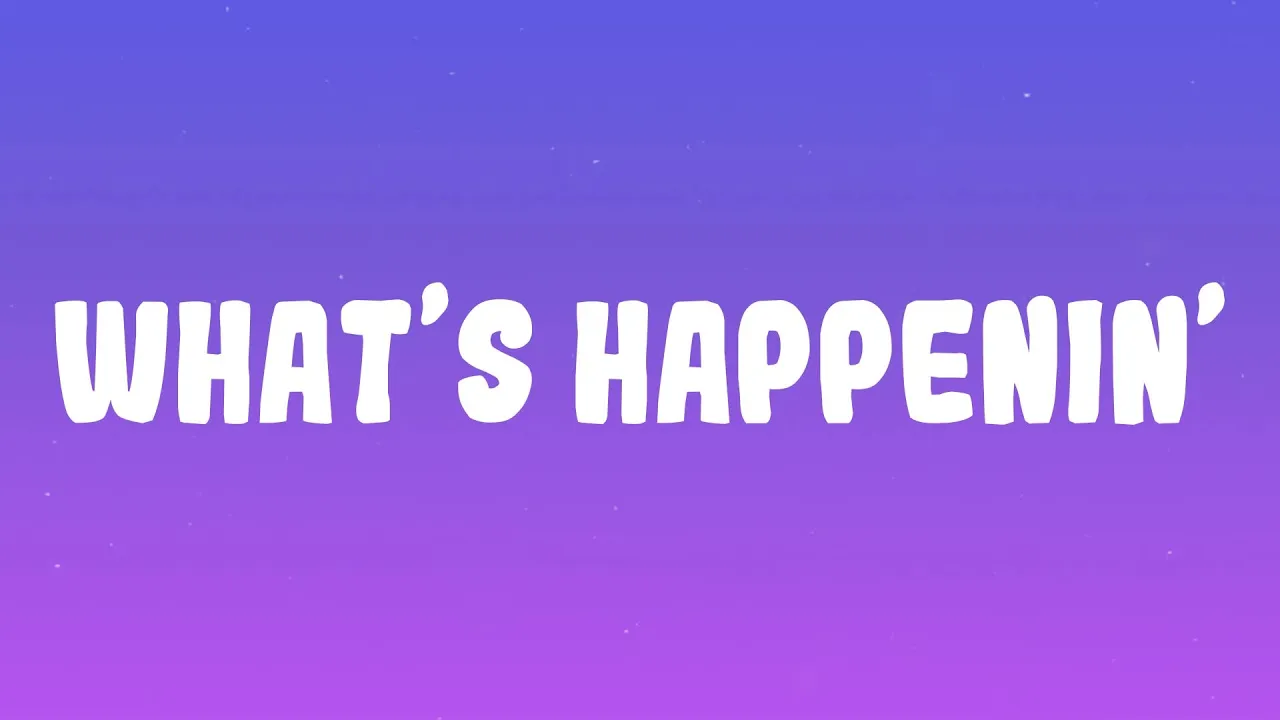 Young Nudy - WHAT'S HAPPENIN' ft. Latto, Coupe Young Nudy - WHAT'S HAPPENIN' ft. Latto, Coupe