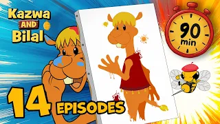 KAZWA & BILAL | 14 EPISODES COMPILATION | 90 MINS