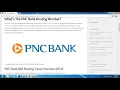 How to find the PNC Bank Routing Number