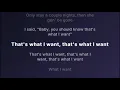What I Want (Lyrics) - Morgan Wallen ft. Tate McRae | Billboard #1 Hit