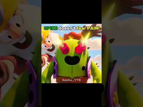 POV : SPIKE doesn’t fear PAIN!🥶 #brawlstars #animation