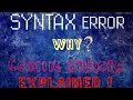 QBASIC TUTORIAL 3 SYNTAX ERROR SOURCE CODE and STRINGS
