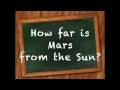 How far is Mars from the Sun Answer