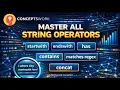 Master All STRING OPERATORS for Kusto Query Language KQL Microsoft