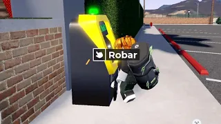 Asalto Mi primer Cajero [si Todo Sale biem Asaltare El Banco Central en Roblox]