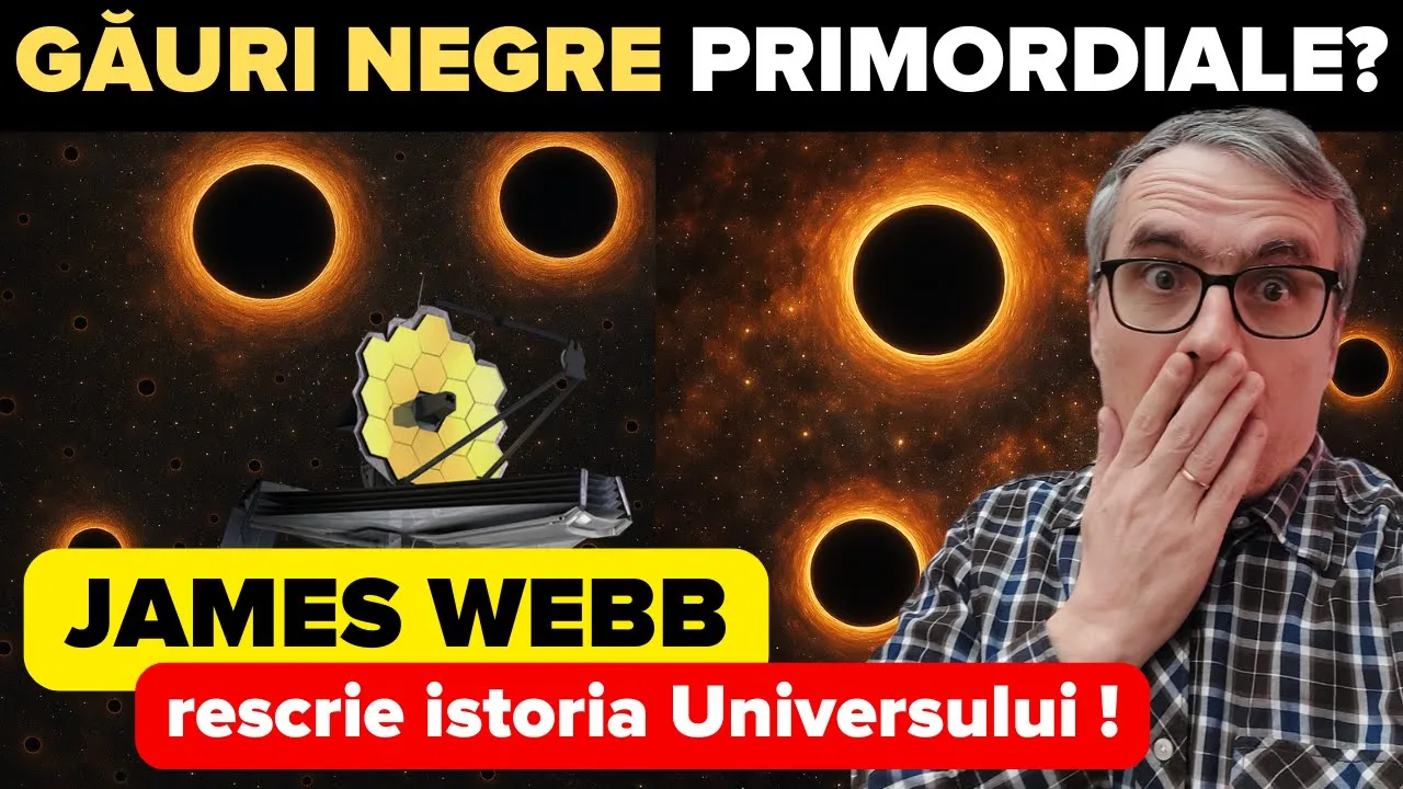 Noi descoperiri ale telescopului James Webb rescriu istoria Universului! 🪐 A început cu găuri negre?