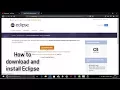 JavaFX Basic Tutorial How to Download and Install Eclipse