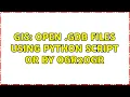 GIS Open gdb files using Python Script or By ogr2ogr