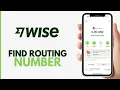 How To Find Wise Routing Number - Step by Step