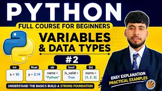 Python for Beginners Variables Data Types Input Function