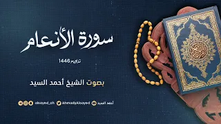 سورة الأنعام ليالي رمضان ١٤٤٦ الشيخ أحمد السيد 