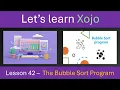 Lesson 42 - The bubble sort program
