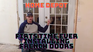 DIY HOME DEPOT FRENCH DOOR INSTALLATION