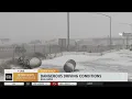 Hazardous driving conditions through the Cajon Pass
