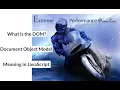 HTML JavaScript and CSS - DOM Overview