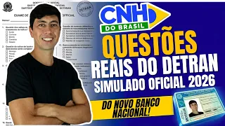PROVA TEÓRICA DO DETRAN 2026 - SIMUALDO CNH DO BRASIL RESOLUÇÃO DE QUESTÕES - LEGISLAÇÃO DE TRÂNSITO