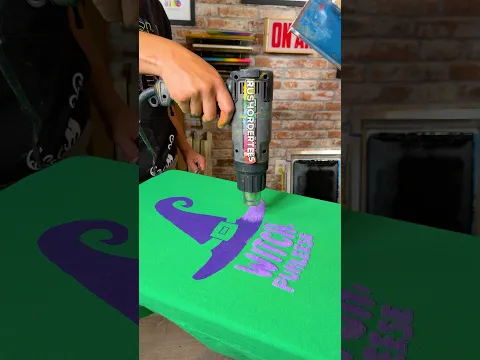 Is this Screen Printing Method a Trick or a Treat? 😏🔮