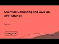 Quantum Computing and Java QC API Strange