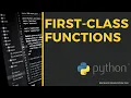 Functional Programming Part D First-Class Functions