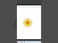 Beautiful Sun using Python Turtle Graphics