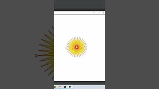 Beautiful Sun using Python Turtle Graphics