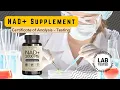 Lagu NAD Supplement for NAD+ and Anti-aging - Lab Testing, Certificate of Analysis - Vinatura Supplements