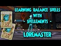Wizard101 LEARNING LOREMASTER SPELLS USING SPELLEMENTS