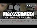Download Lagu [Lv.04] Uptown Funk - Mark Ronson (ft.Bruno Mars) (★★☆☆☆) Pop Drum Cover, Score, Sheet,Lessons