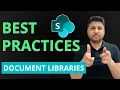 Top 5 Best Practices for SharePoint Document Libraries Be Productive