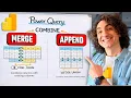 Merge vs Append Tables in Power Query Visually Explained BI Course 12