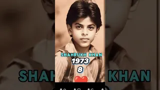 SHAHRUKH KHAN Age Transformation 1965 2024 SRK Now Then Old Photos Srk 