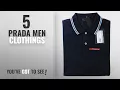 Top 10 Prada Men Clothings Winter 2018 Prada Men s Cotton Pique Short Sleeve Slim Fit Polo