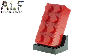 LEGO 5006085 Buildable 2x4 Red Brick - Lego Speed Build Review