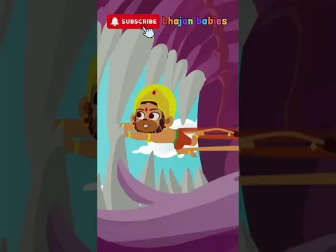 Such a close escape for Hanuman 🐍 🐒✨