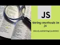 js string methods in tamil