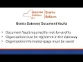Get Prequalified NYS Grants Gateway Document Vault
