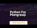 python for postgresql